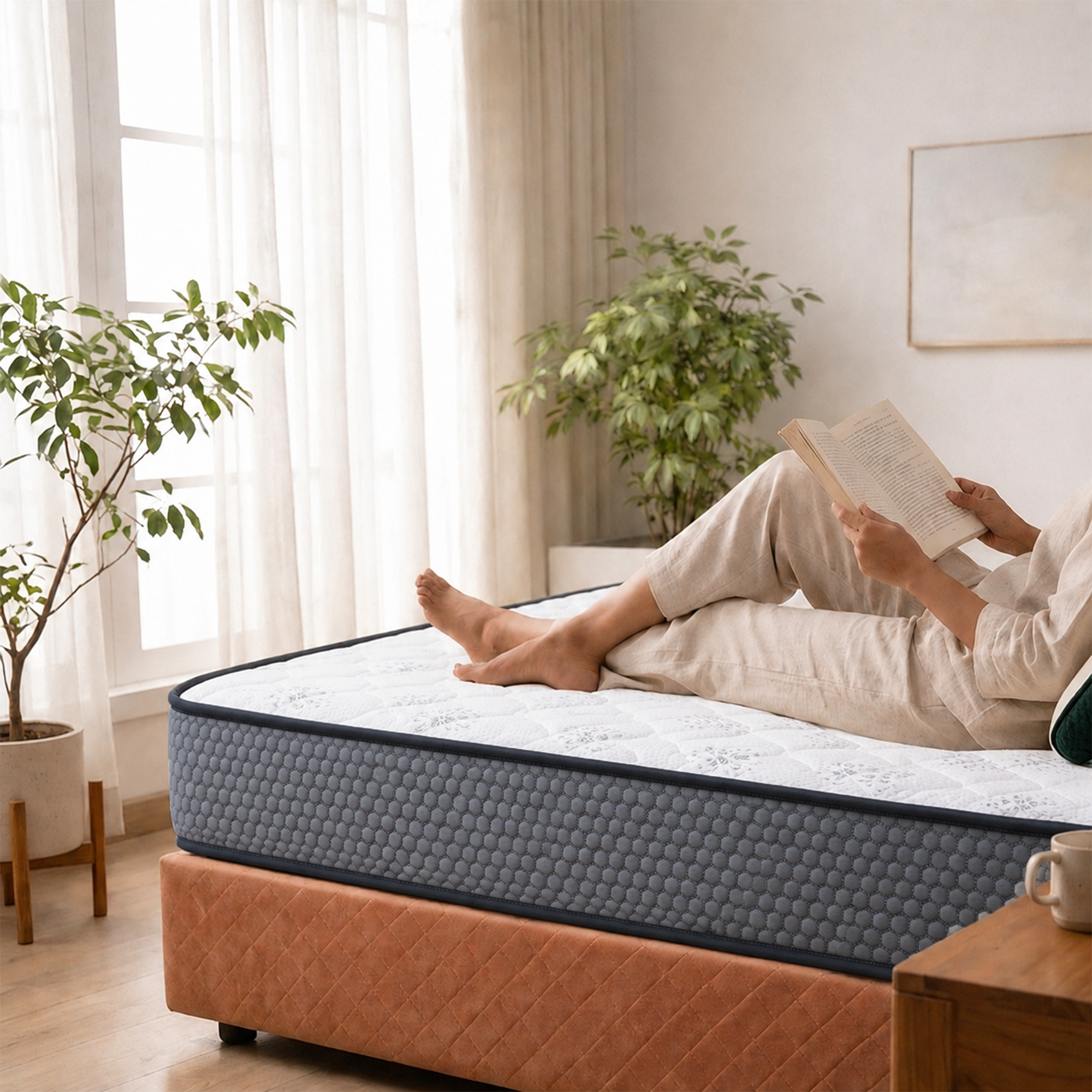 Dreamzee Ortho-Back 100% Natural Latex + Rebonded Foam Hybrid Mattress - Hard Comfort - Image 6