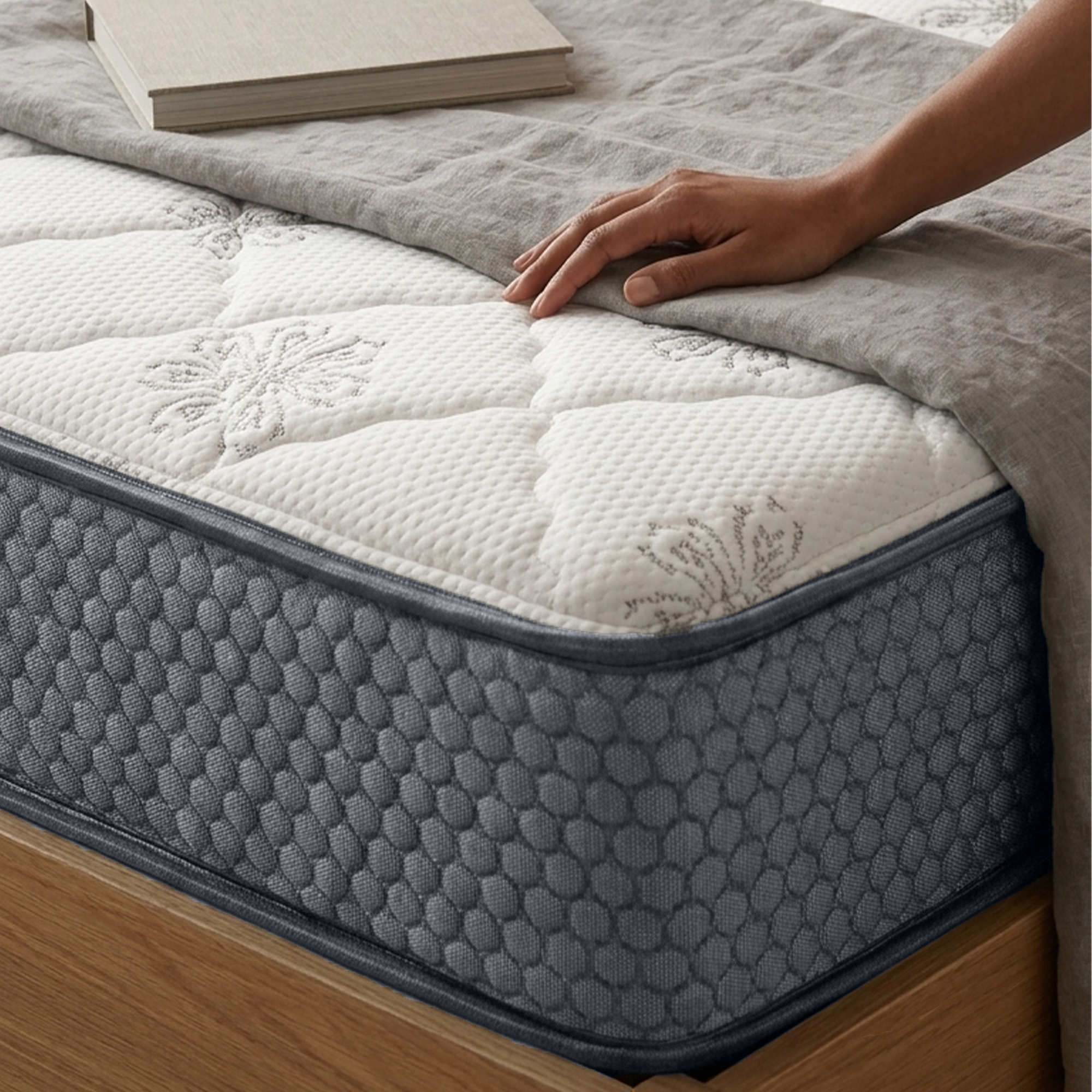 Dreamzee Ortho-Back 100% Natural Latex + Rebonded Foam Hybrid Mattress - Hard Comfort - Image 3