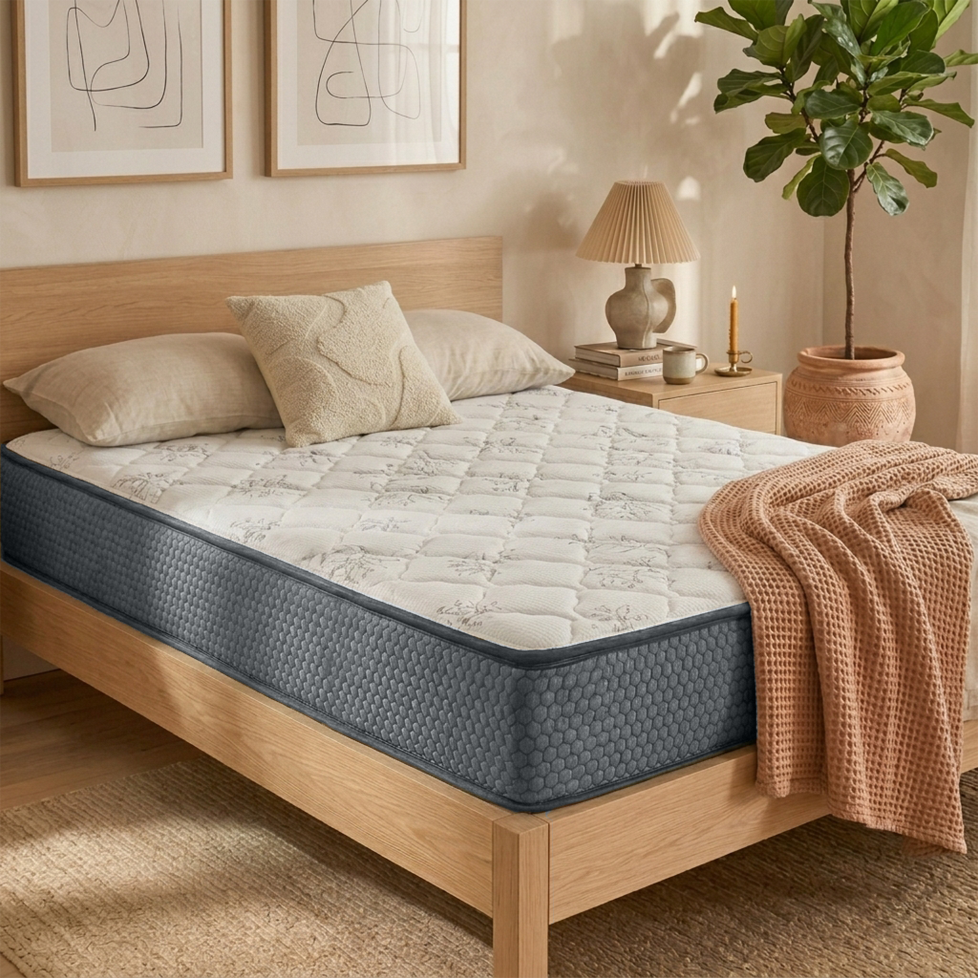 Dreamzee Ortho-Back 100% Natural Latex + Rebonded Foam Hybrid Mattress - Hard Comfort - Image 4