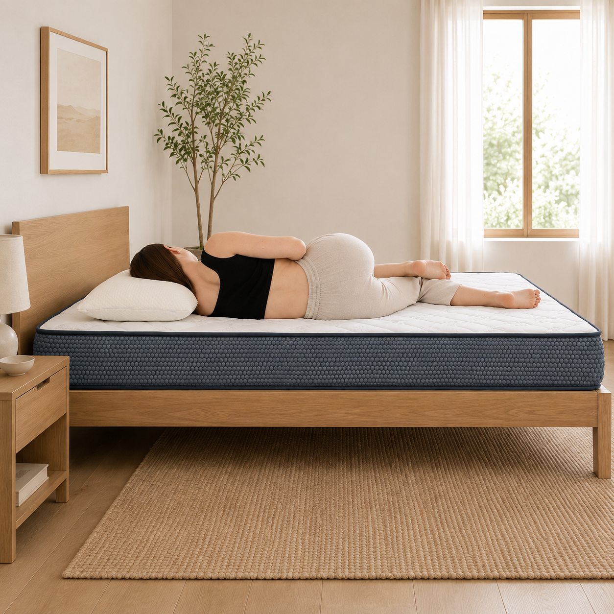 Dreamzee Ortho-Back 100% Natural Latex + Rebonded Foam Hybrid Mattress - Hard Comfort - Image 7