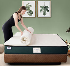 2" Natural latex topper soft comfort