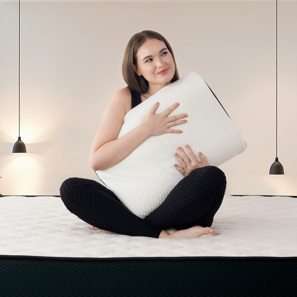 Buy latex contour pillow with single bed mattress
