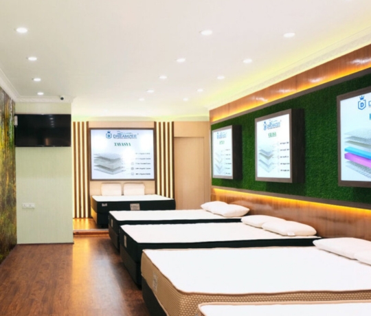 best latex mattress in bangalore dreamzee showroom