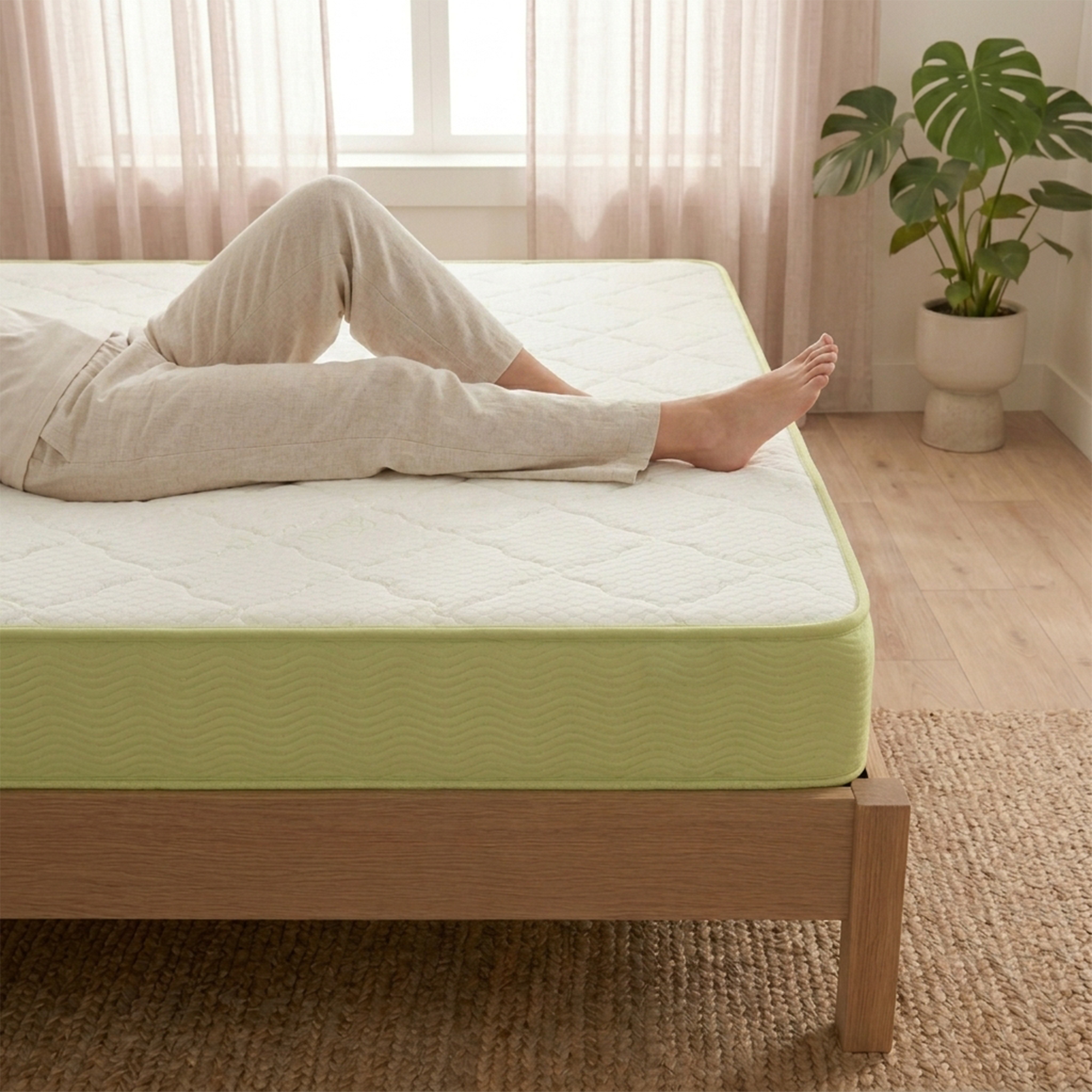 Dreamzee Samya - 100% Certified Natural Latex + Coir Hybrid Mattress – Hard Comfort - Image 3