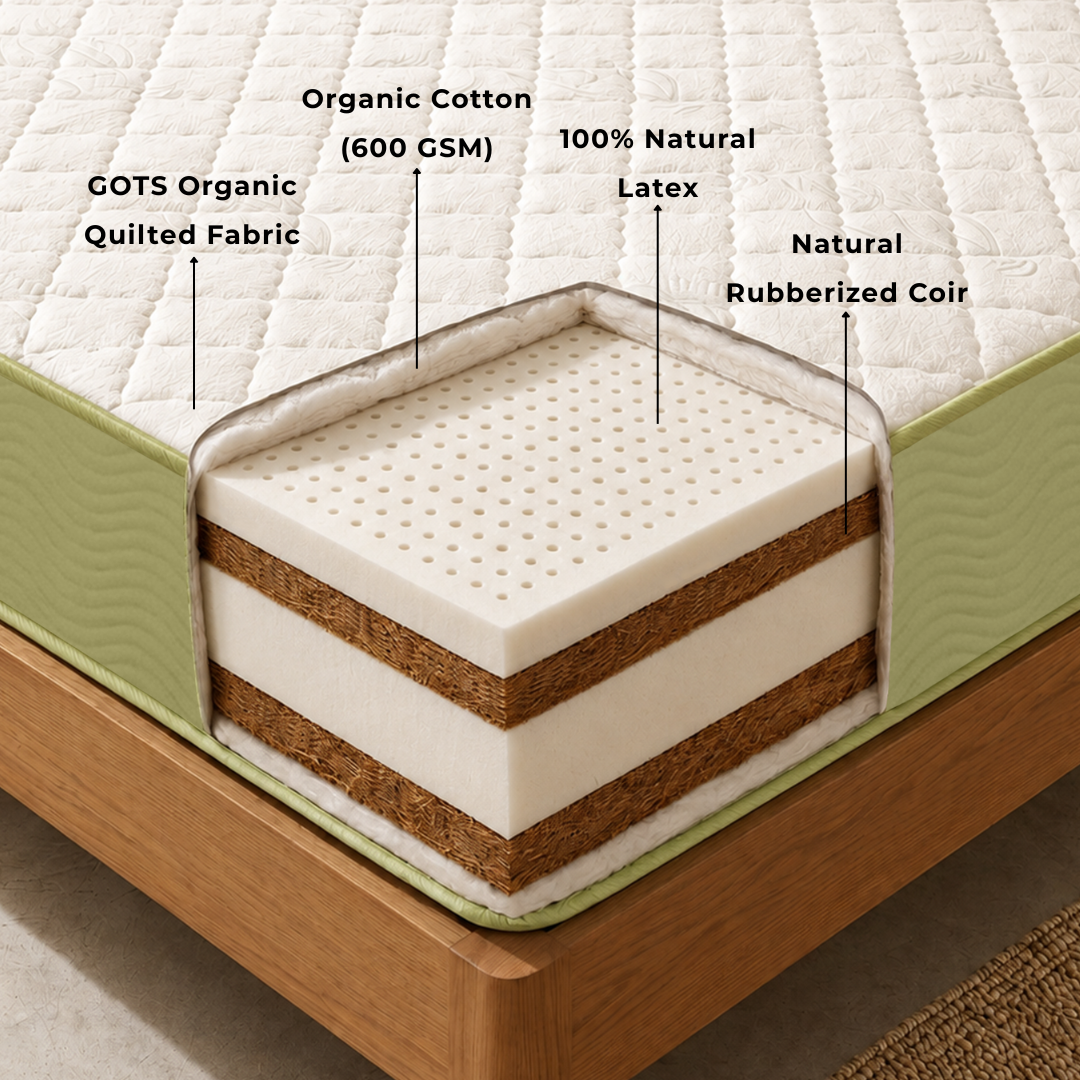 100% Natural Latex Mattress Samya