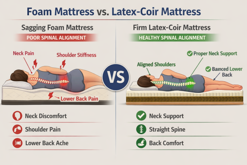 Latex vs coir mattress